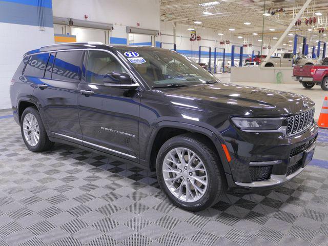 used 2021 Jeep Grand Cherokee L car, priced at $38,994