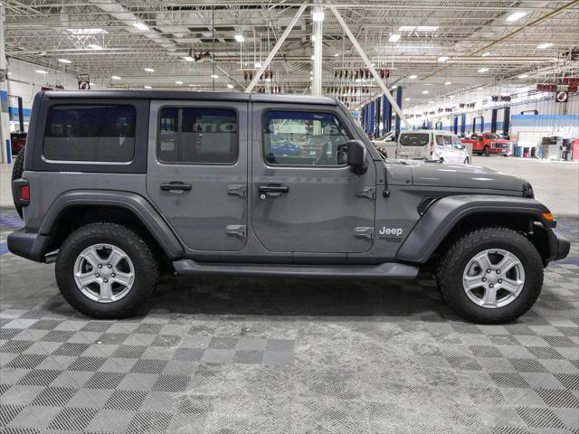 used 2021 Jeep Wrangler Unlimited car, priced at $27,607