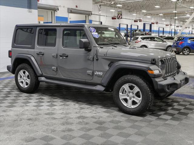 used 2021 Jeep Wrangler Unlimited car, priced at $27,607