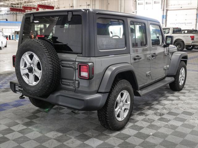 used 2021 Jeep Wrangler Unlimited car, priced at $27,607