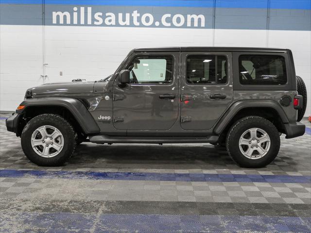 used 2021 Jeep Wrangler Unlimited car, priced at $27,607