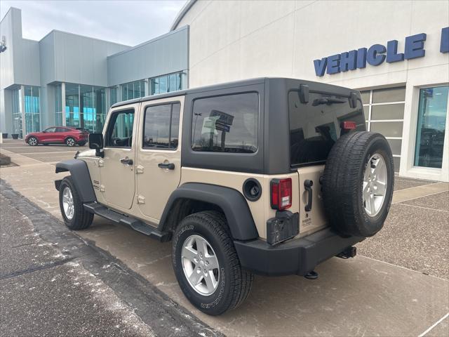 used 2016 Jeep Wrangler Unlimited car, priced at $22,551