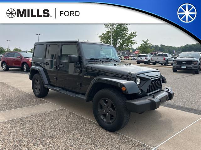 used 2016 Jeep Wrangler Unlimited car, priced at $15,461