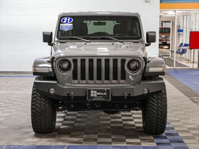 used 2021 Jeep Wrangler Unlimited car, priced at $36,967