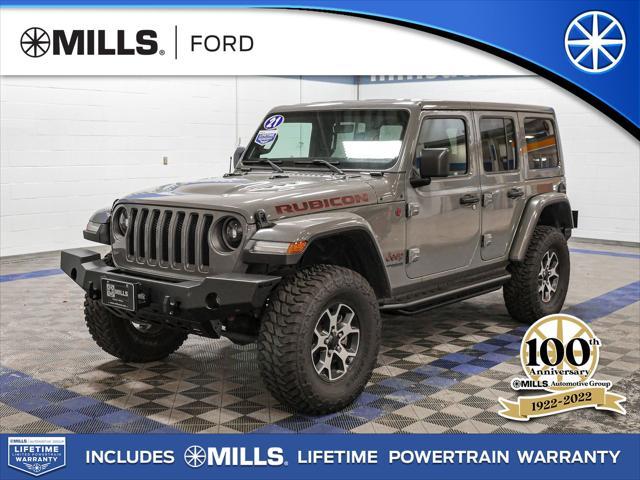 used 2021 Jeep Wrangler Unlimited car, priced at $36,967