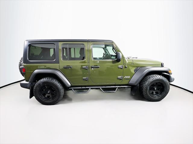 used 2021 Jeep Wrangler Unlimited car, priced at $26,307