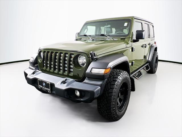 used 2021 Jeep Wrangler Unlimited car, priced at $26,307
