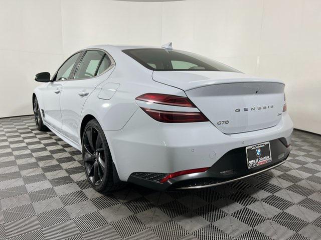 used 2023 Genesis G70 car, priced at $25,613