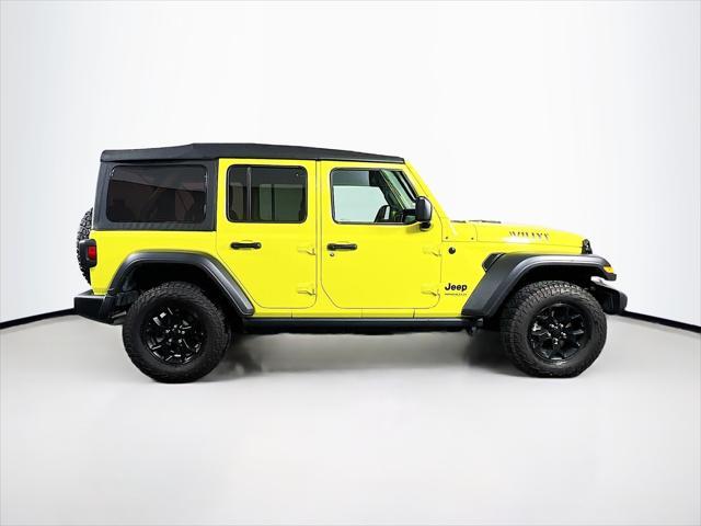 used 2022 Jeep Wrangler Unlimited car, priced at $30,566