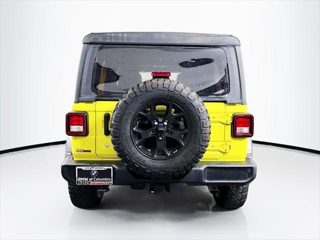 used 2022 Jeep Wrangler Unlimited car, priced at $30,566