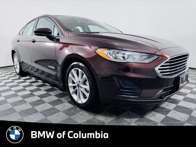 used 2019 Ford Fusion Hybrid car, priced at $18,082