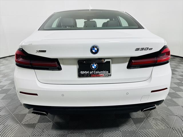 used 2023 BMW 530e car, priced at $43,825