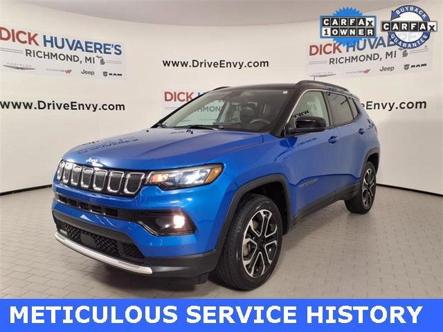 used 2022 Jeep Compass car, priced at $24,495
