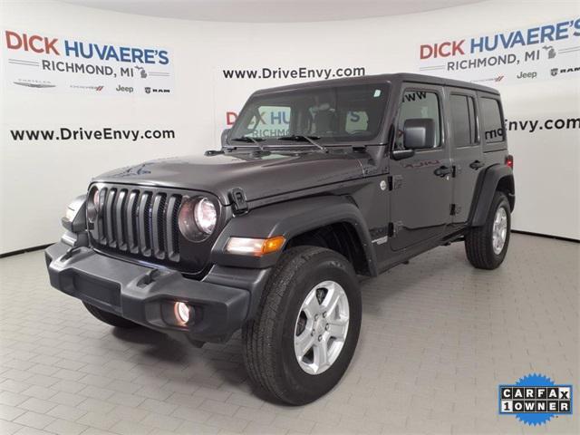used 2021 Jeep Wrangler Unlimited car, priced at $26,118