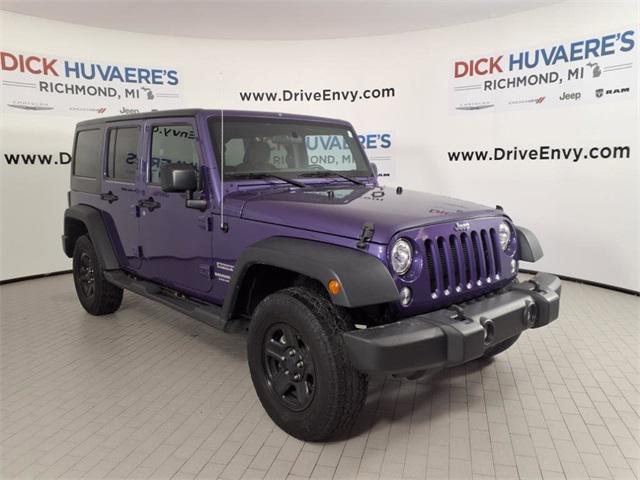 used 2017 Jeep Wrangler Unlimited car, priced at $20,495
