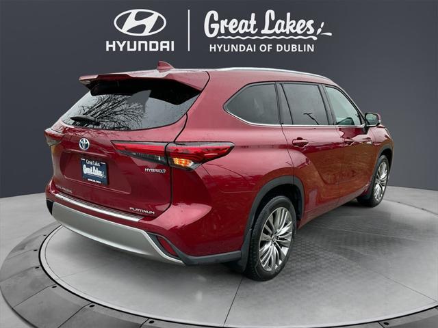 used 2021 Toyota Highlander Hybrid car, priced at $44,766