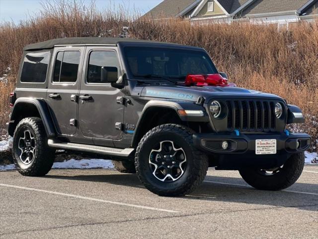 used 2022 Jeep Wrangler Unlimited 4xe car, priced at $34,987