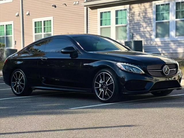 used 2018 Mercedes-Benz AMG C 43 car, priced at $27,487