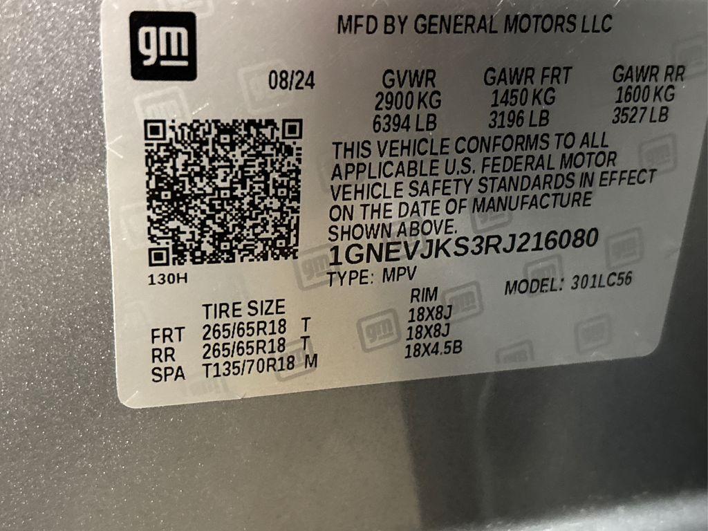 used 2024 Chevrolet Traverse car, priced at $43,777