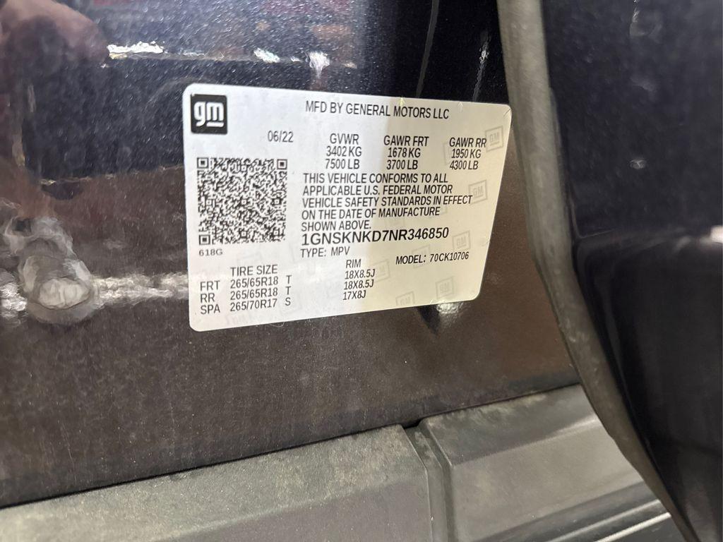 used 2022 Chevrolet Tahoe car, priced at $54,111