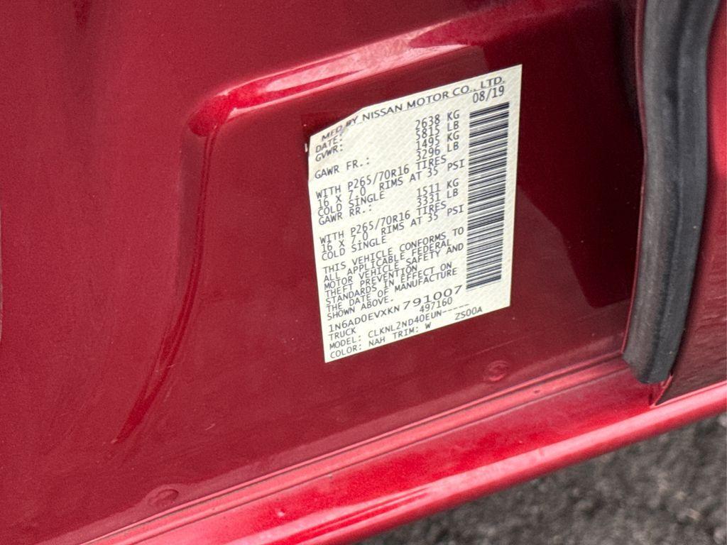 used 2019 Nissan Frontier car, priced at $21,950