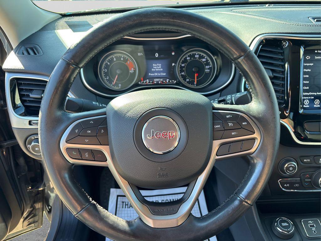 used 2019 Jeep Cherokee car, priced at $19,496