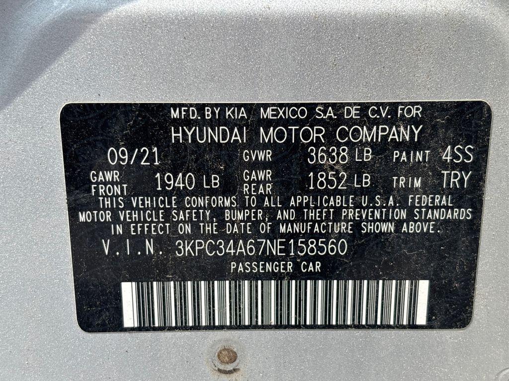 used 2022 Hyundai Accent car, priced at $17,264