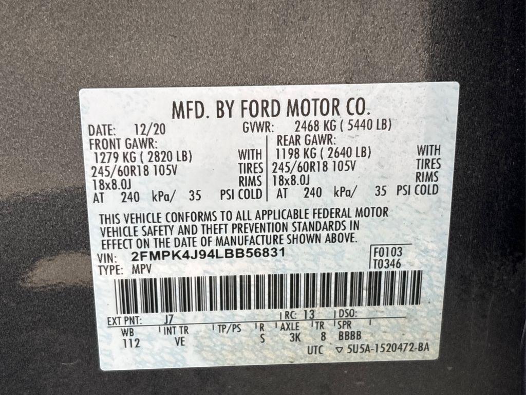 used 2020 Ford Edge car, priced at $21,999