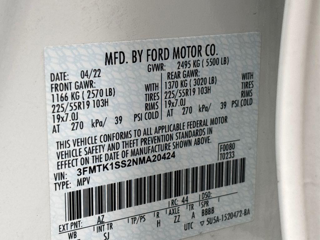 used 2022 Ford Mustang Mach-E car, priced at $26,520