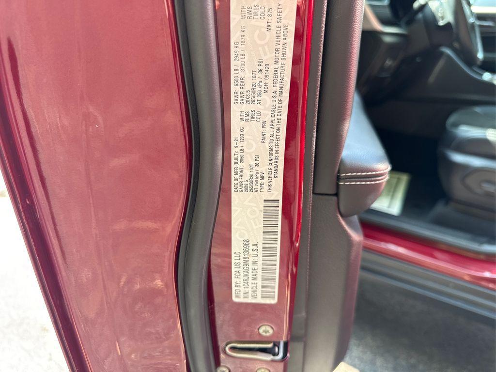 used 2021 Jeep Grand Cherokee L car, priced at $29,500