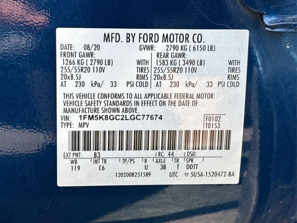 used 2020 Ford Explorer car, priced at $24,620