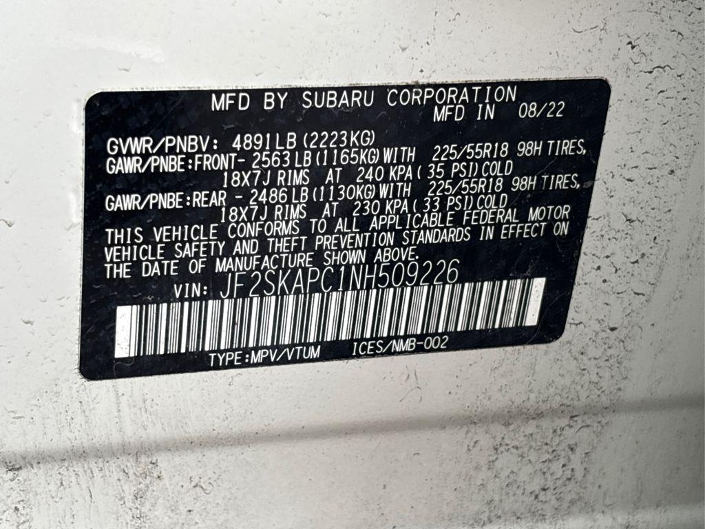 used 2022 Subaru Forester car, priced at $27,999