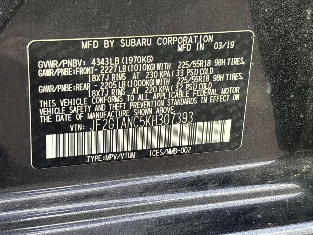 used 2019 Subaru Crosstrek car, priced at $19,996