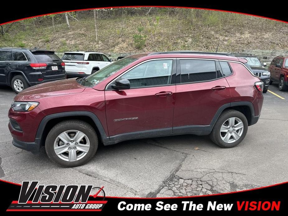 used 2022 Jeep Compass car, priced at $22,490