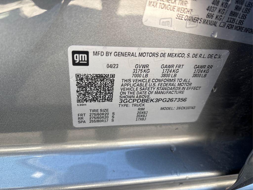 used 2023 Chevrolet Silverado 1500 car, priced at $37,914