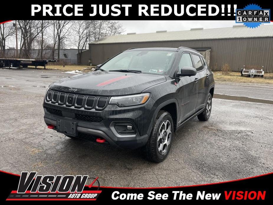 used 2022 Jeep Compass car, priced at $25,607