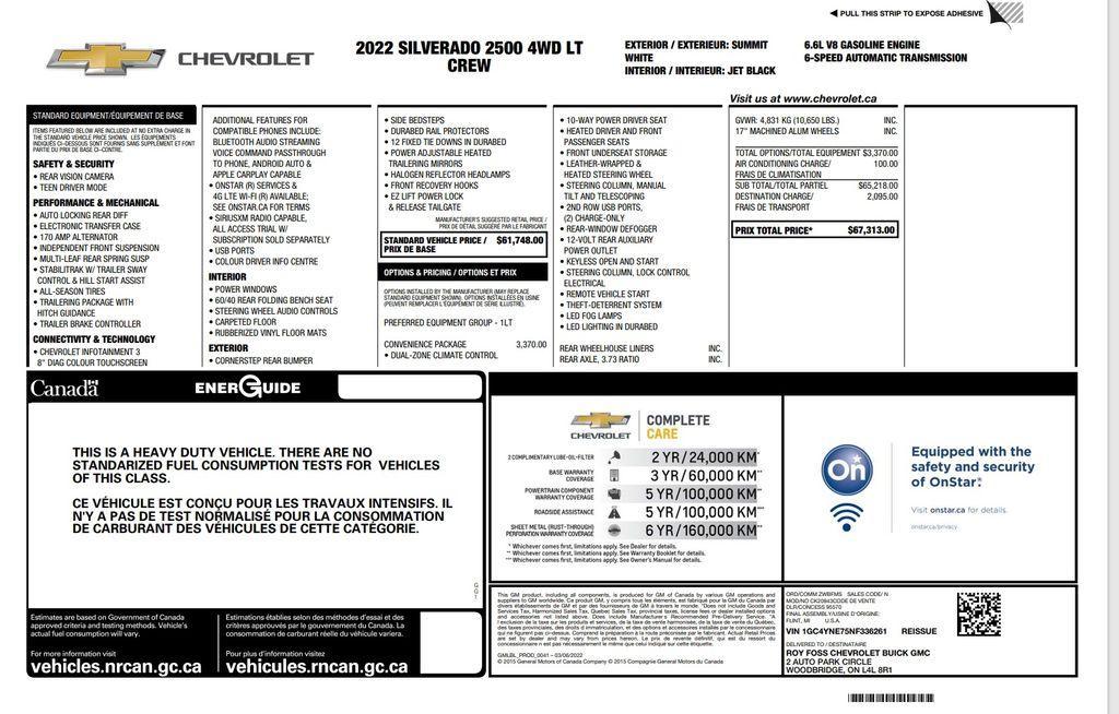 used 2022 Chevrolet Silverado 2500 car, priced at $47,987