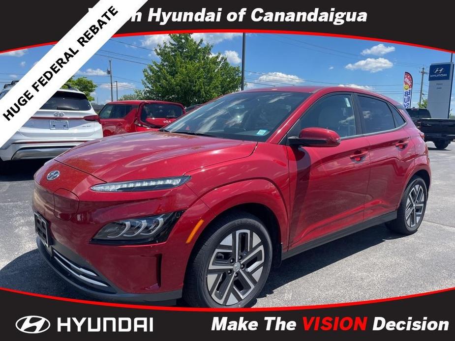 used 2023 Hyundai Kona EV car, priced at $29,386