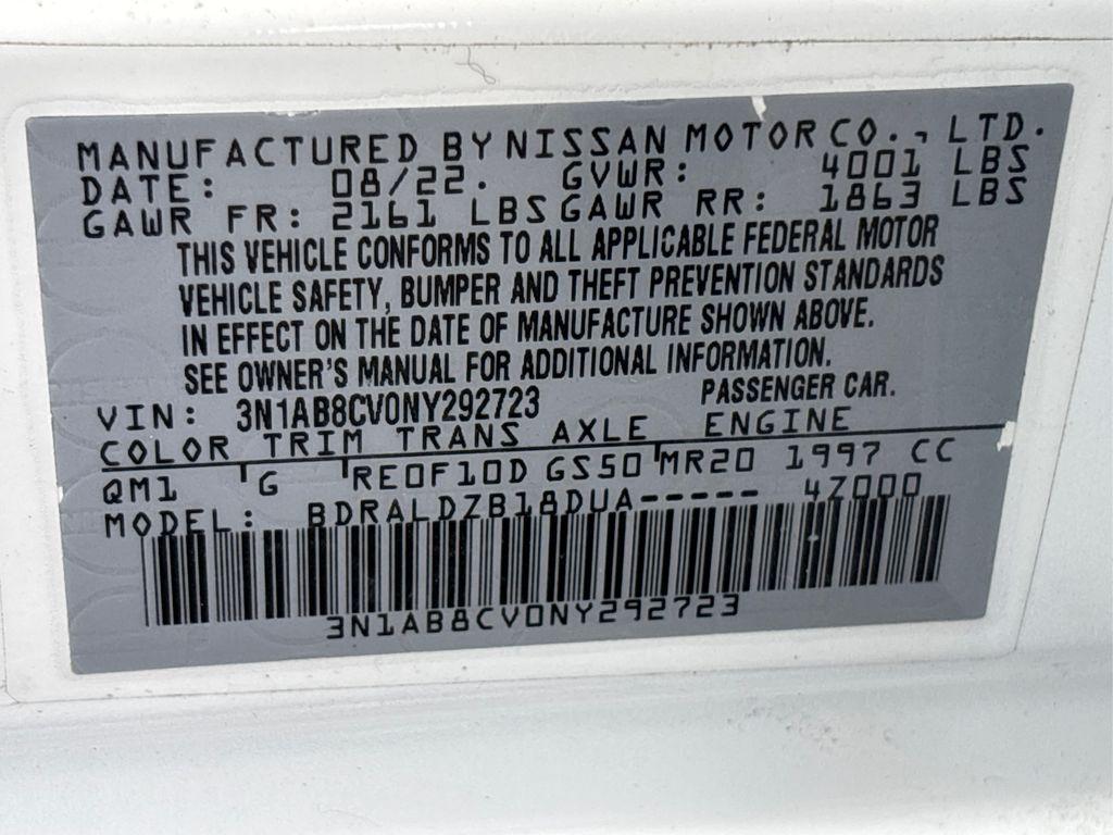 used 2022 Nissan Sentra car, priced at $19,690