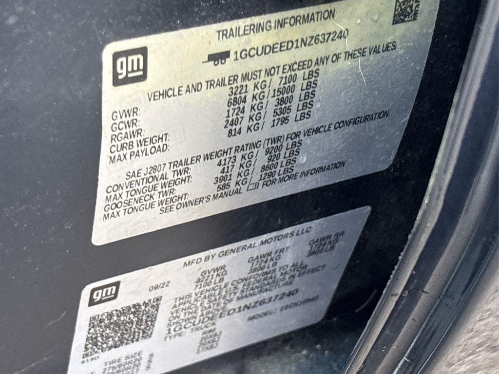 used 2022 Chevrolet Silverado 1500 car, priced at $42,832