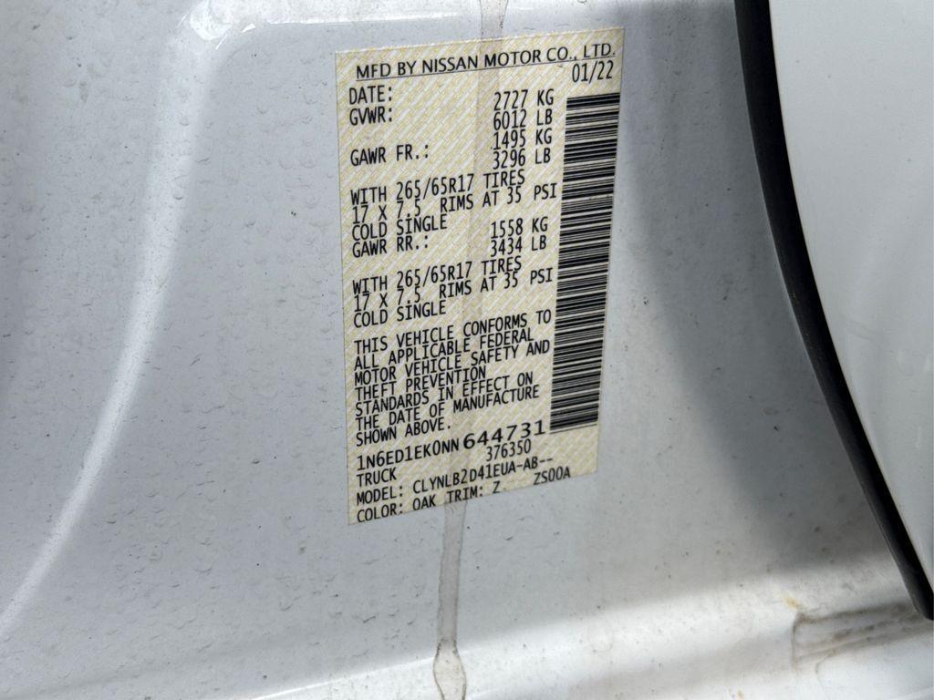 used 2022 Nissan Frontier car, priced at $24,580