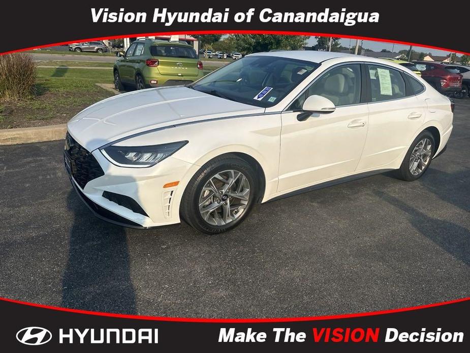 used 2021 Hyundai Sonata car, priced at $20,328