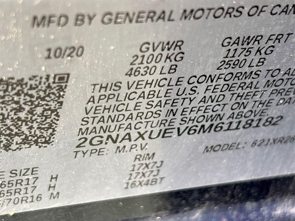 used 2021 Chevrolet Equinox car, priced at $17,573