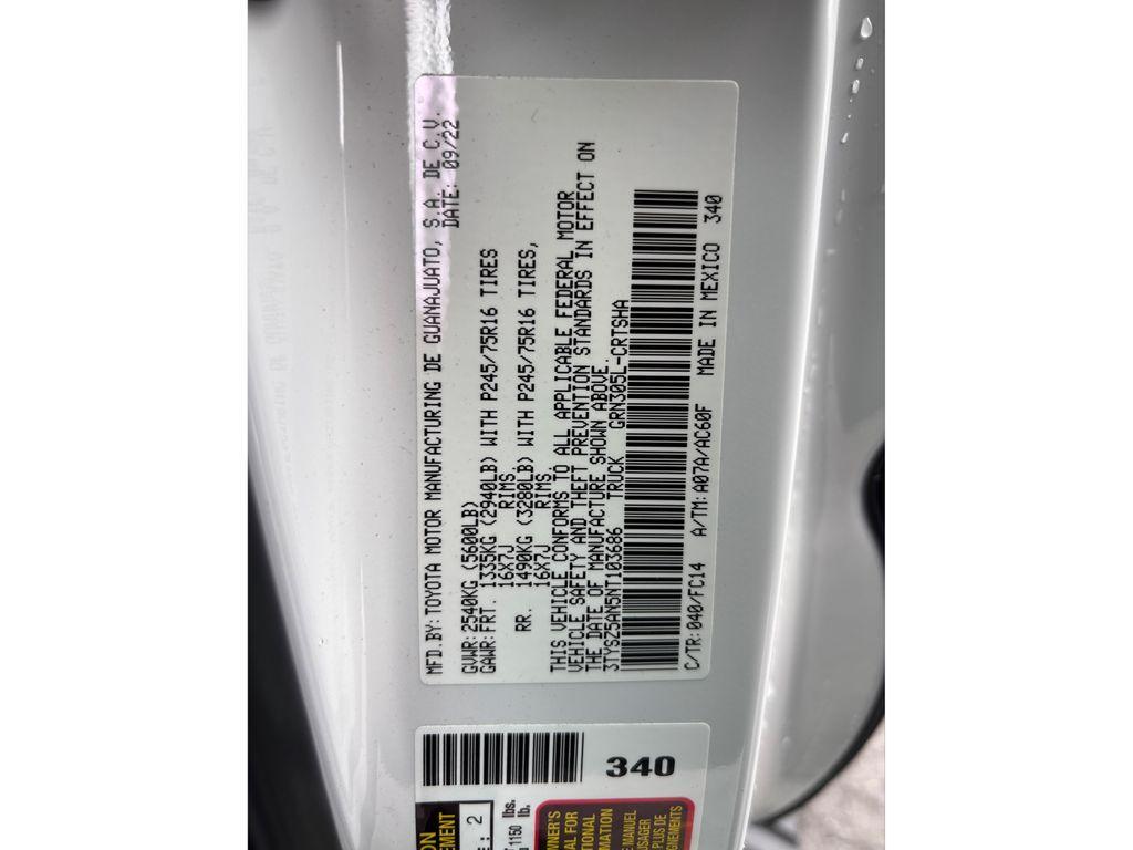 used 2022 Toyota Tacoma car, priced at $33,431