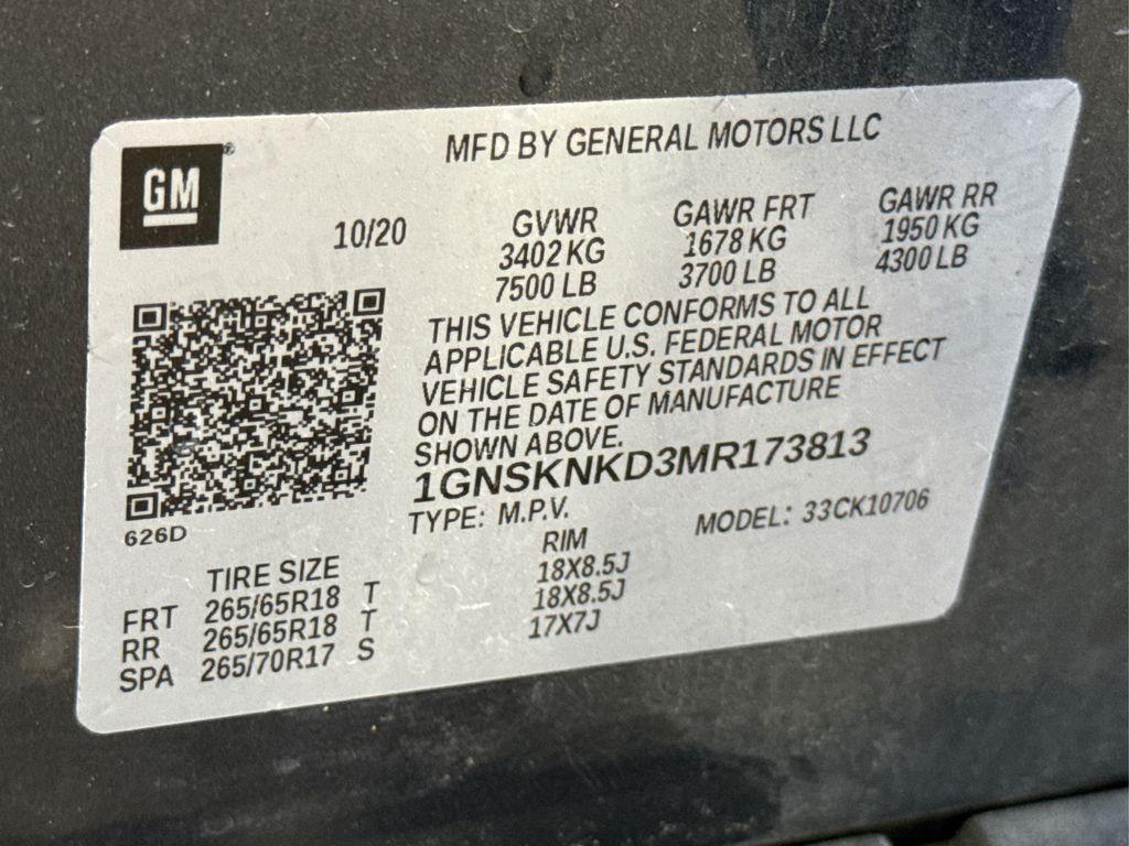 used 2021 Chevrolet Tahoe car, priced at $41,976