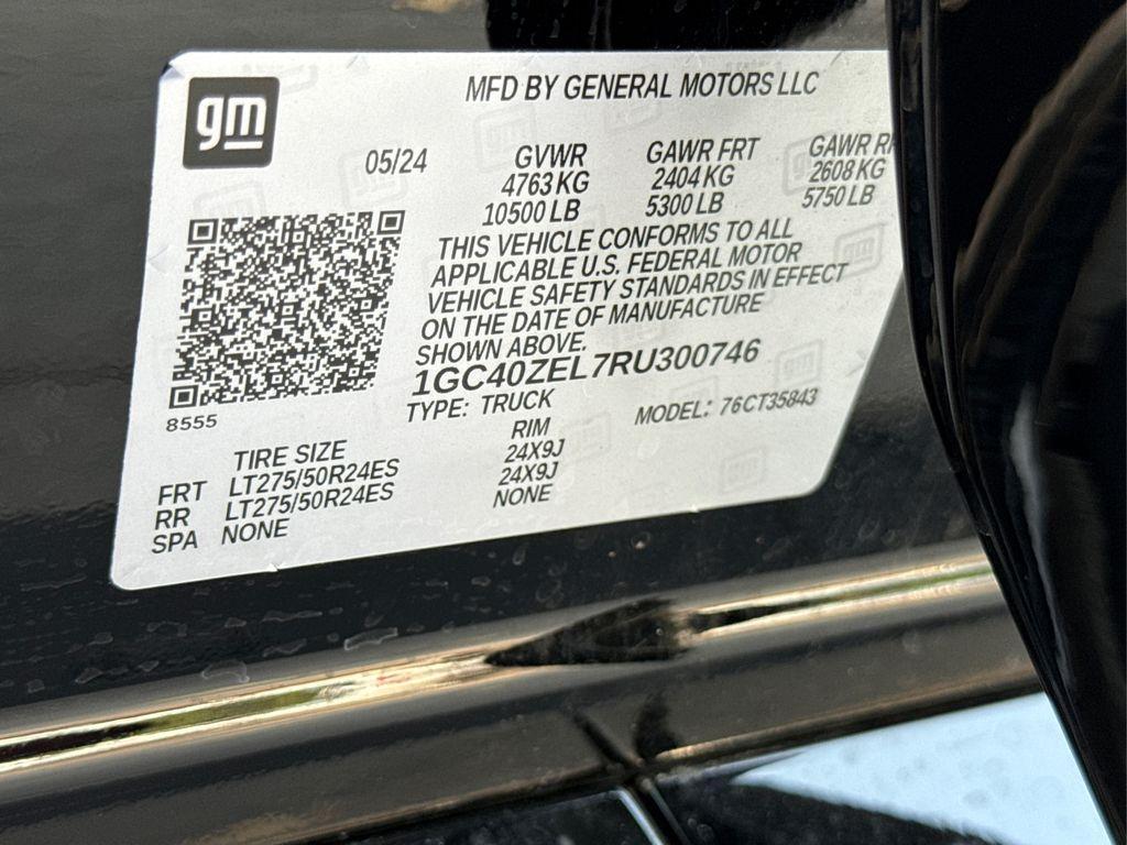 used 2024 Chevrolet Silverado EV car, priced at $62,909