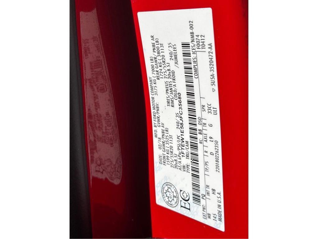 used 2018 Ford F-150 car, priced at $27,789