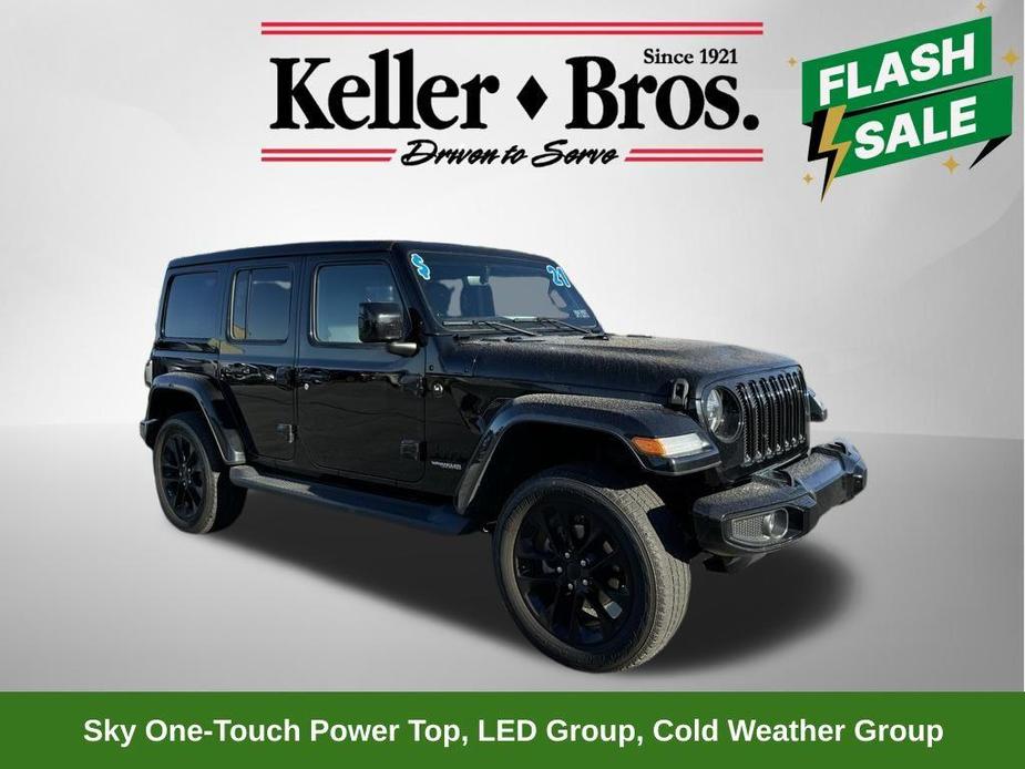 used 2021 Jeep Wrangler Unlimited car, priced at $37,344