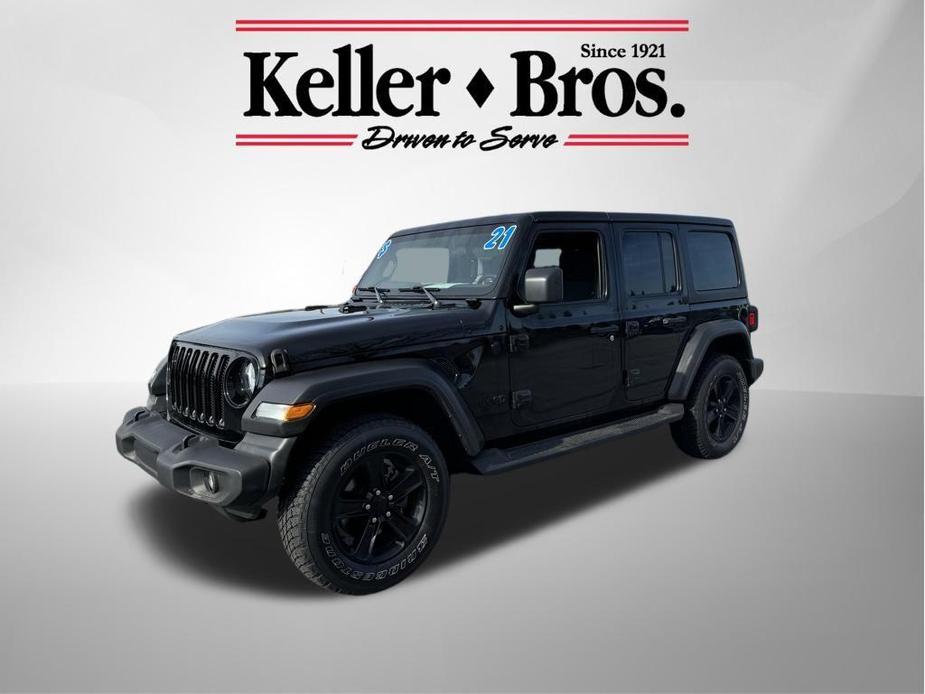 used 2021 Jeep Wrangler Unlimited car, priced at $31,466