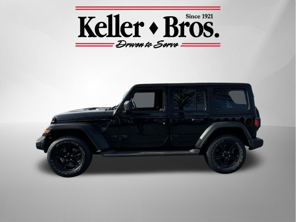 used 2021 Jeep Wrangler Unlimited car, priced at $31,466